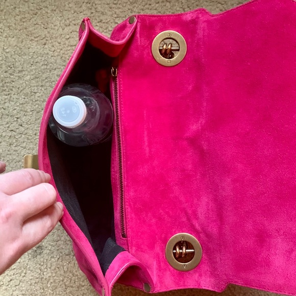 BNWT Proenza Schouler PS1 mini messenger chain suede bag - Picture 8 of 15